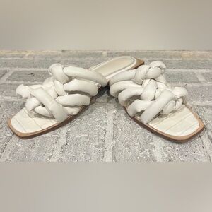 Circus by Sam Edelman white knotted sandals